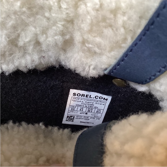 Sorel Joan Of Arctic Shearling Snow Boots Winter Waterproof Suede Leather 8.5 - Picture 6 of 6